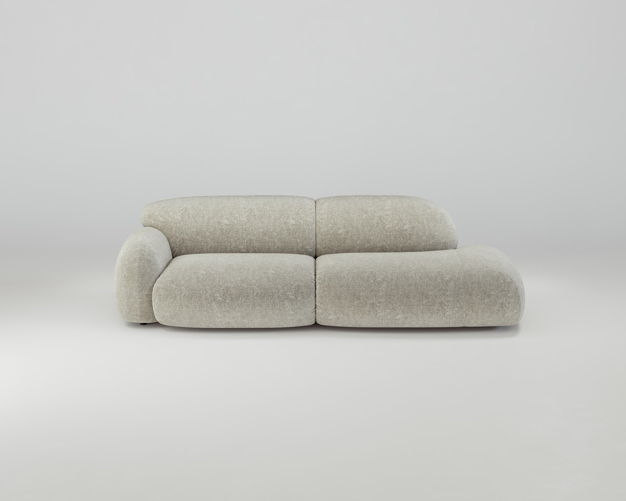 Mondino 3-Sitzer Recamiere Sofa (rechts)