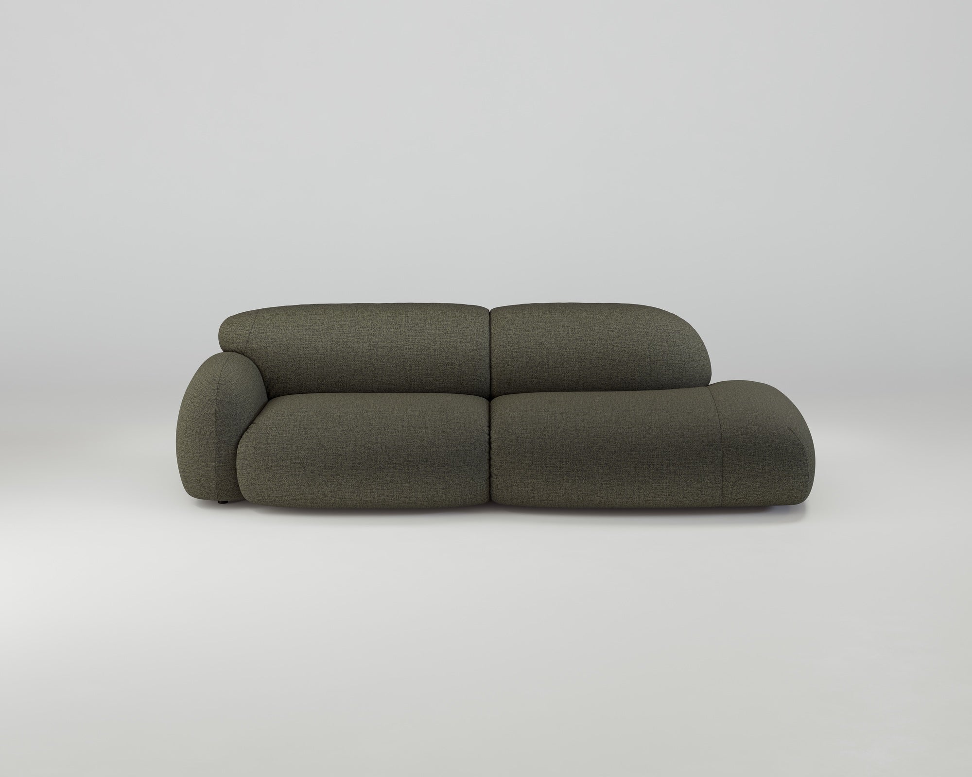 Mondino 3-Sitzer Recamiere Sofa (rechts)