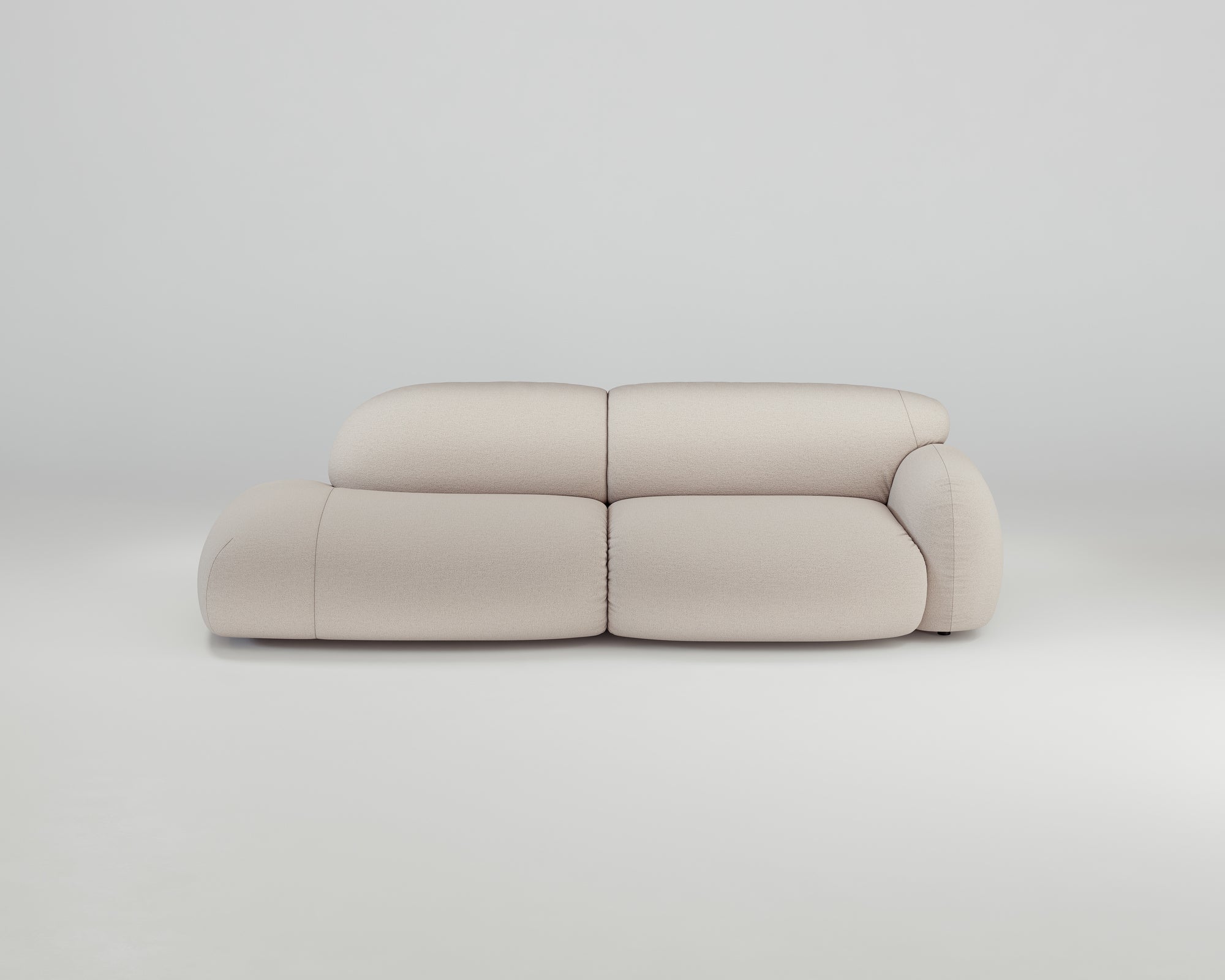 Mondino 3-Sitzer Recamiere Sofa (Links)