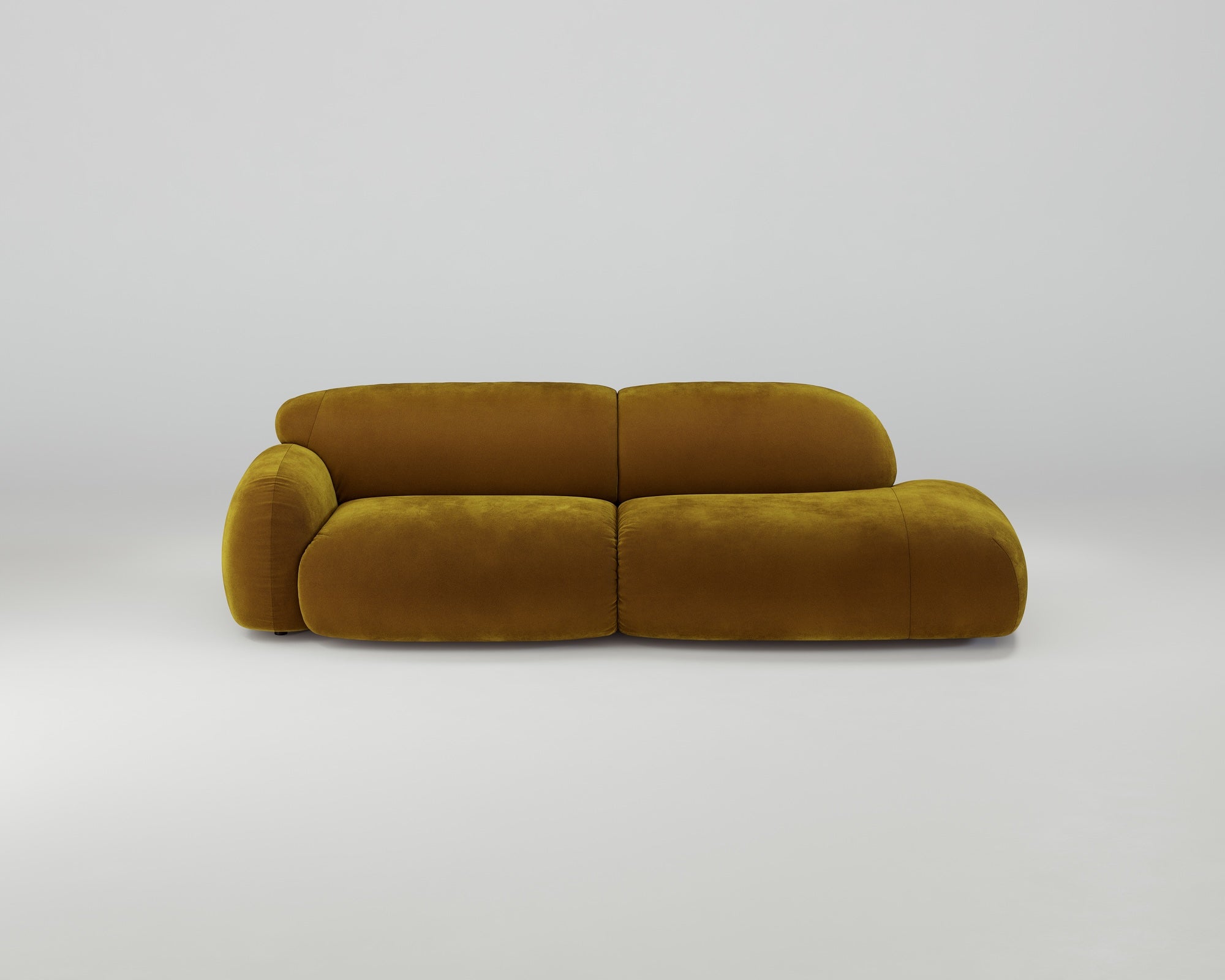 Mondino 3-Sitzer Recamiere Sofa (rechts)
